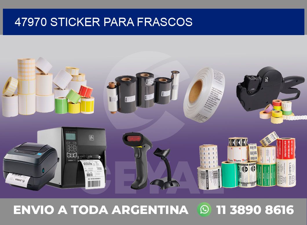 47970 STICKER PARA FRASCOS