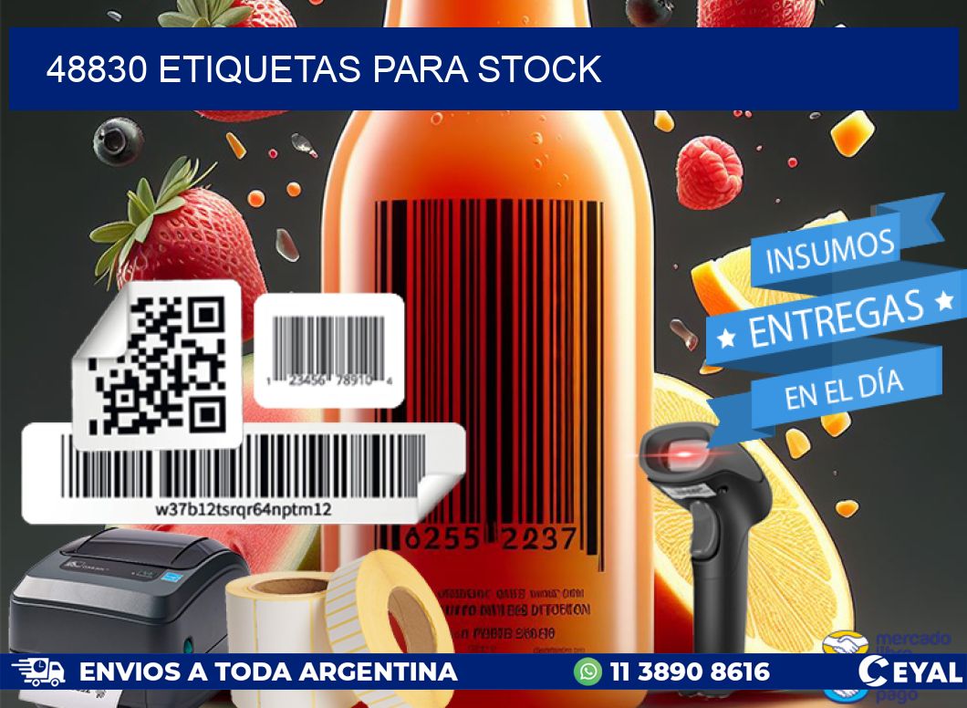 48830 ETIQUETAS PARA STOCK