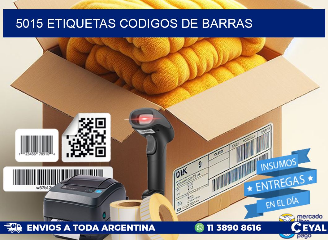 5015 etiquetas codigos de barras