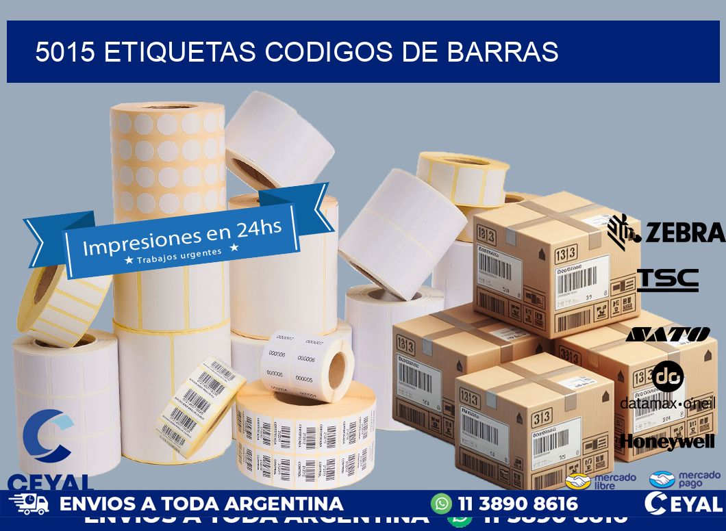 5015 etiquetas codigos de barras