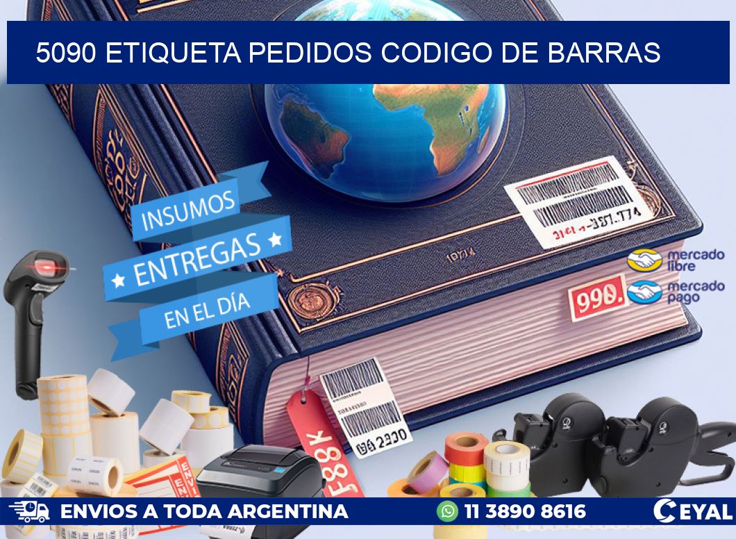 5090 etiqueta pedidos codigo de barras