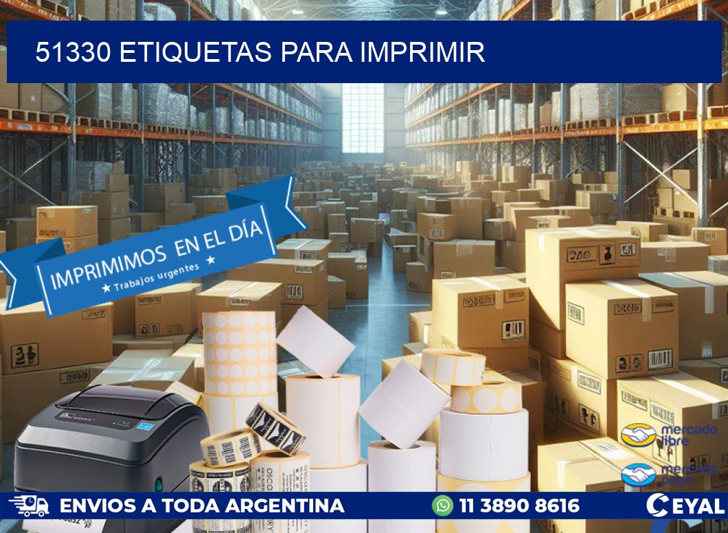 51330 ETIQUETAS PARA IMPRIMIR