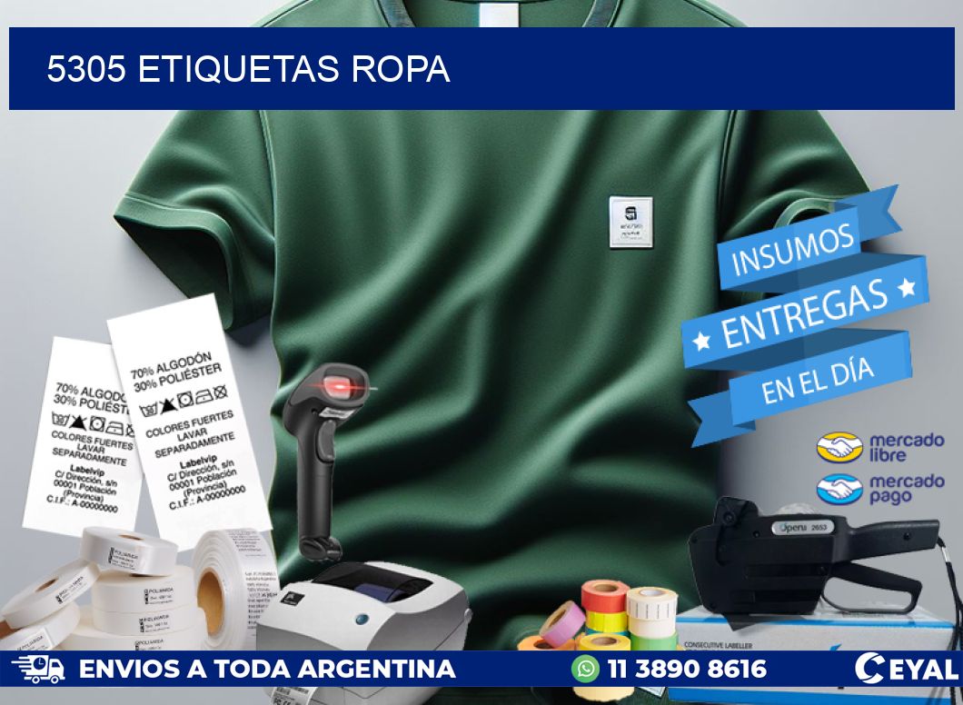 5305 ETIQUETAS ROPA