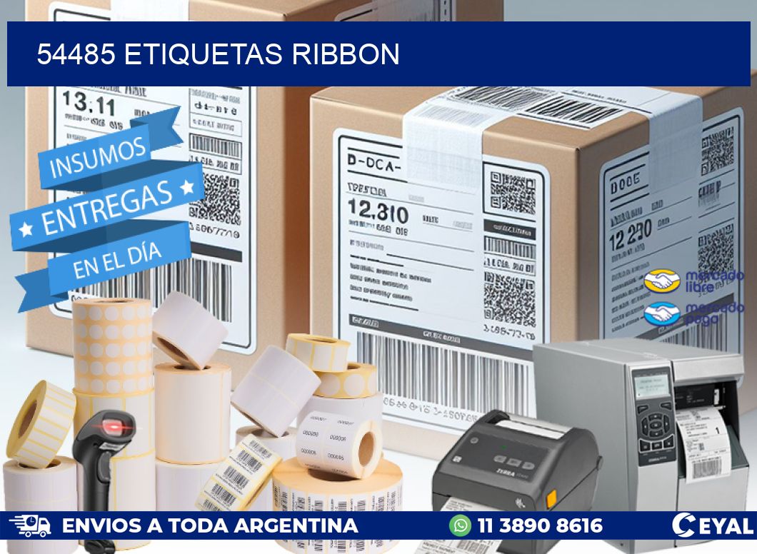 54485 ETIQUETAS RIBBON