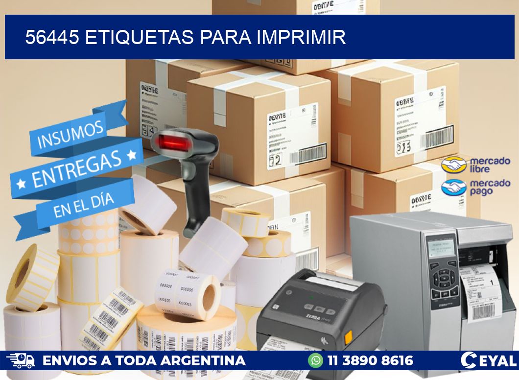 56445 etiquetas para imprimir