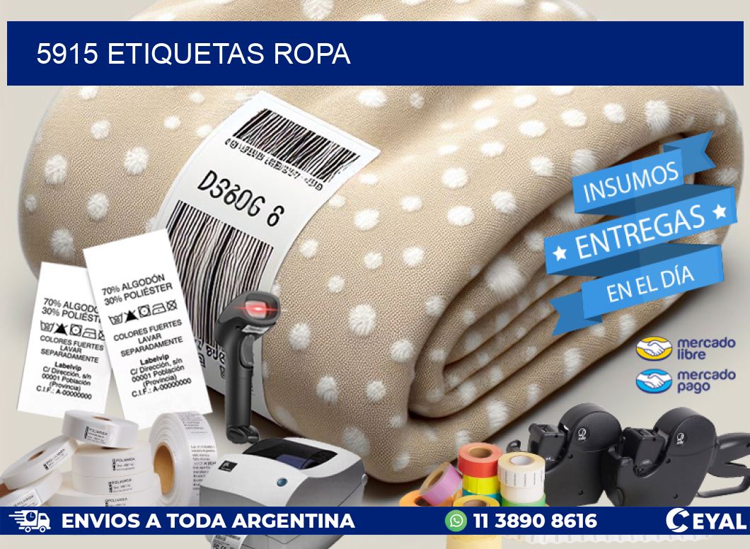 5915 ETIQUETAS ROPA