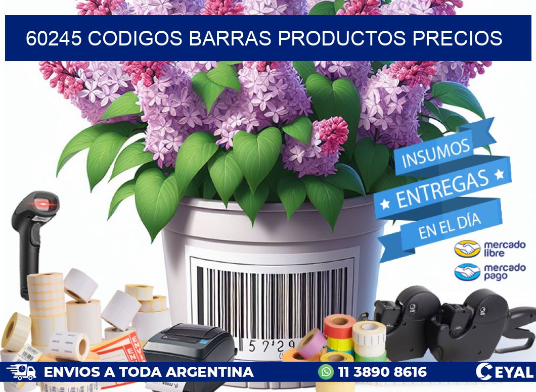 60245 CODIGOS BARRAS PRODUCTOS PRECIOS