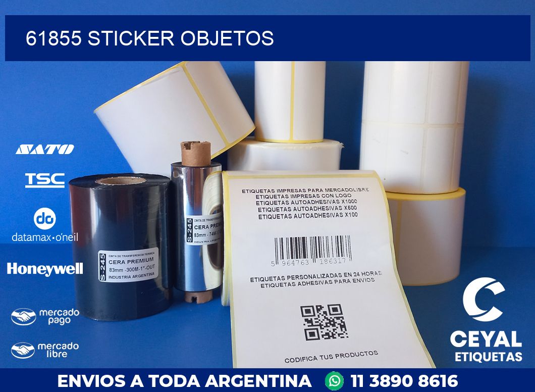 61855 STICKER OBJETOS