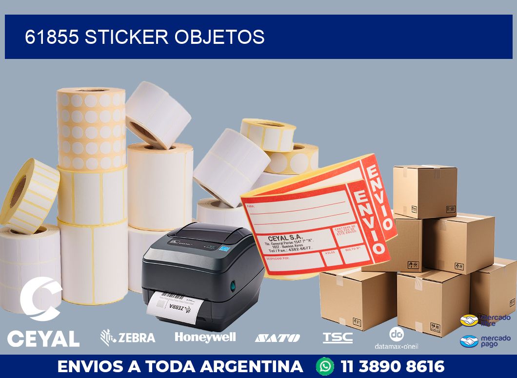 61855 STICKER OBJETOS