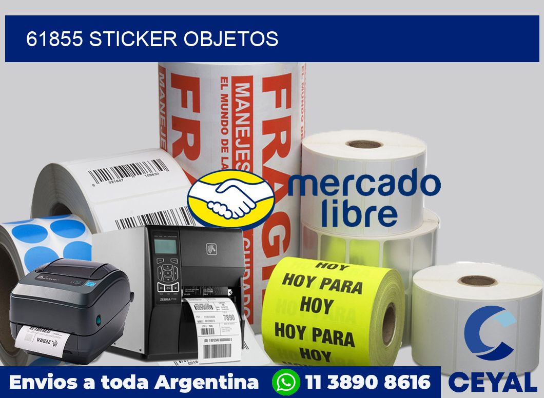 61855 STICKER OBJETOS