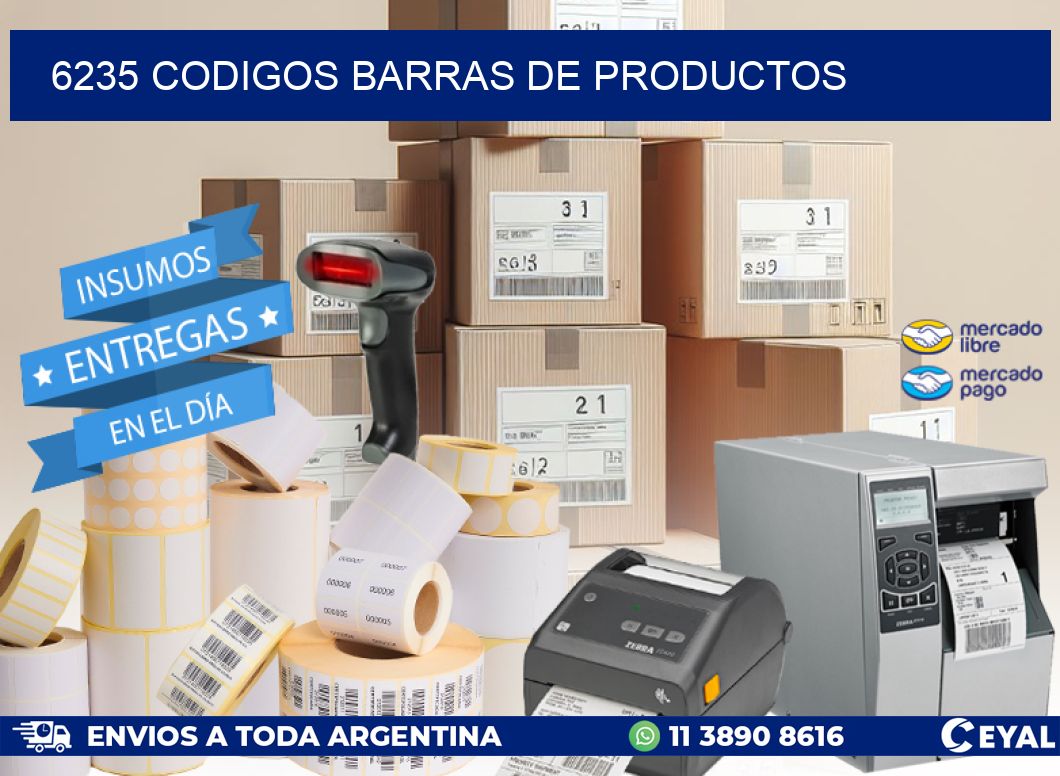 6235 CODIGOS BARRAS DE PRODUCTOS