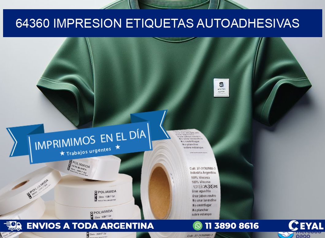 64360 impresion etiquetas autoadhesivas