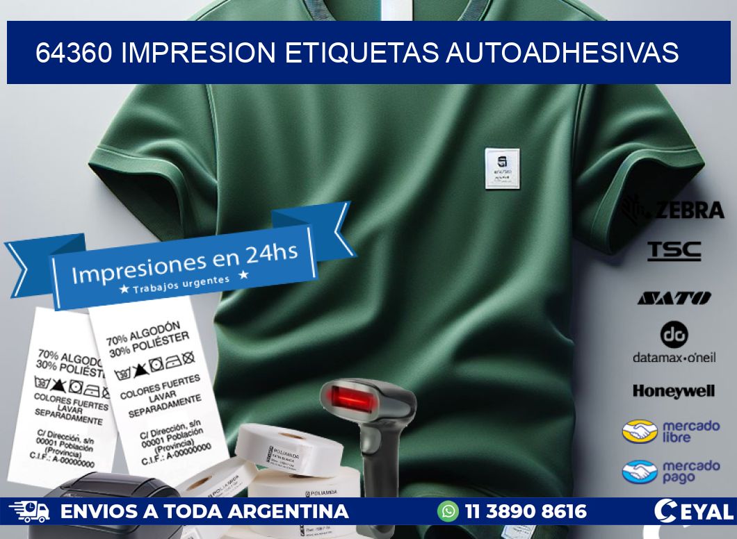 64360 impresion etiquetas autoadhesivas