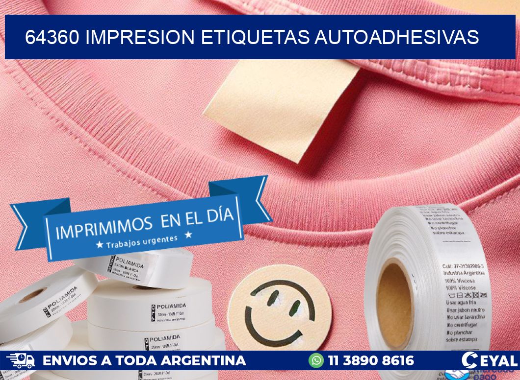 64360 impresion etiquetas autoadhesivas