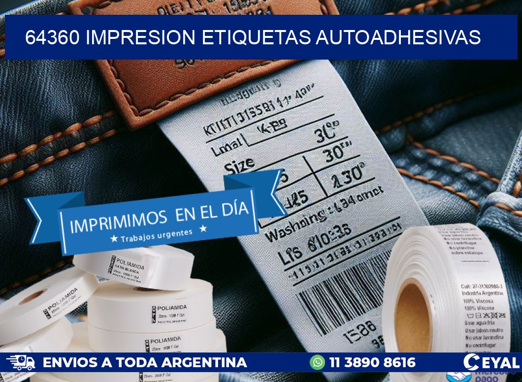 64360 impresion etiquetas autoadhesivas