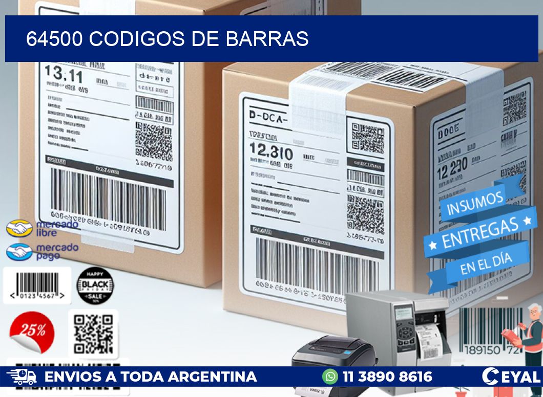 64500 codigos de barras