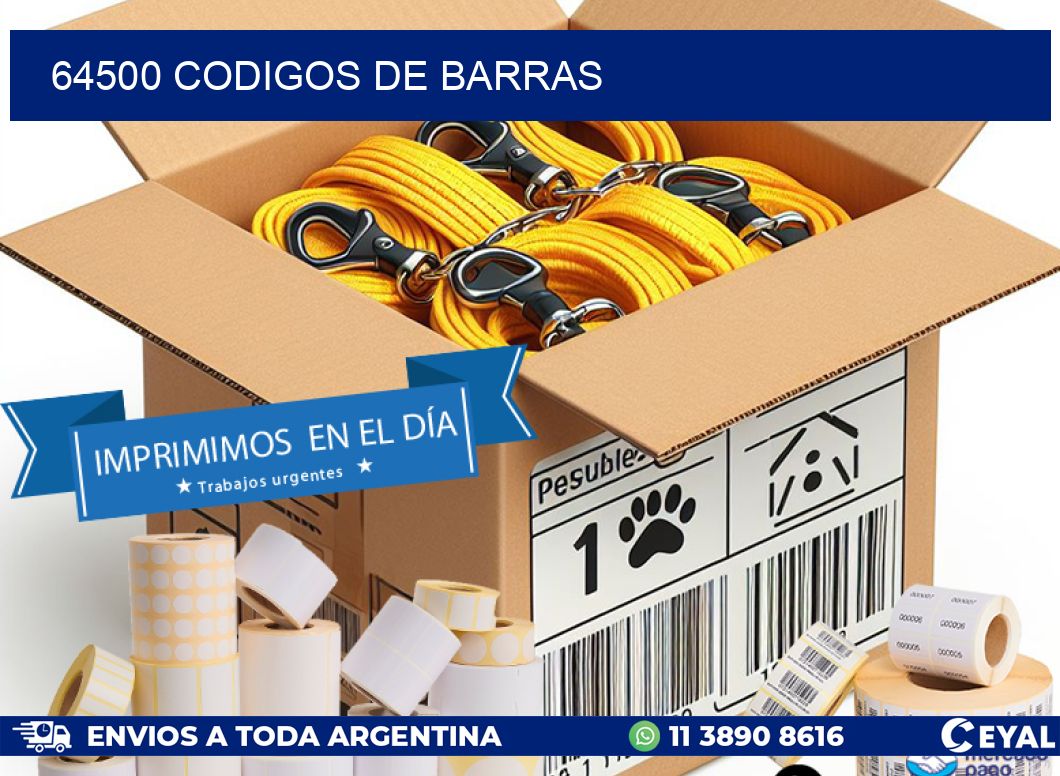 64500 codigos de barras