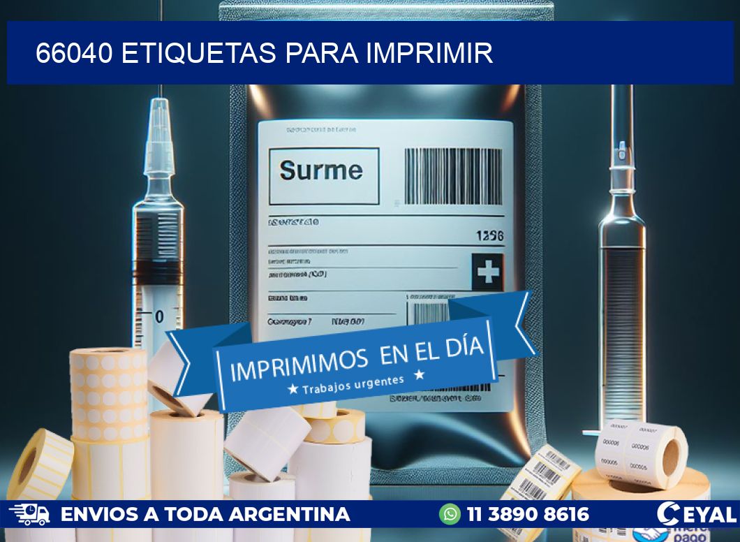 66040 ETIQUETAS PARA IMPRIMIR