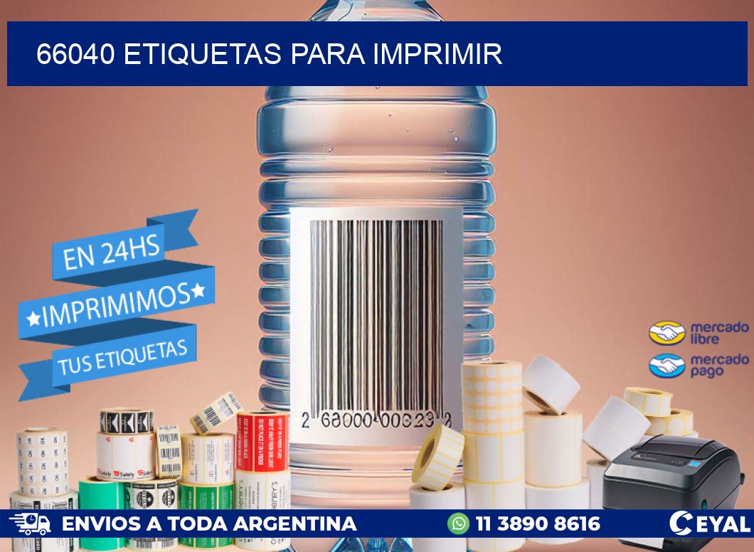 66040 ETIQUETAS PARA IMPRIMIR