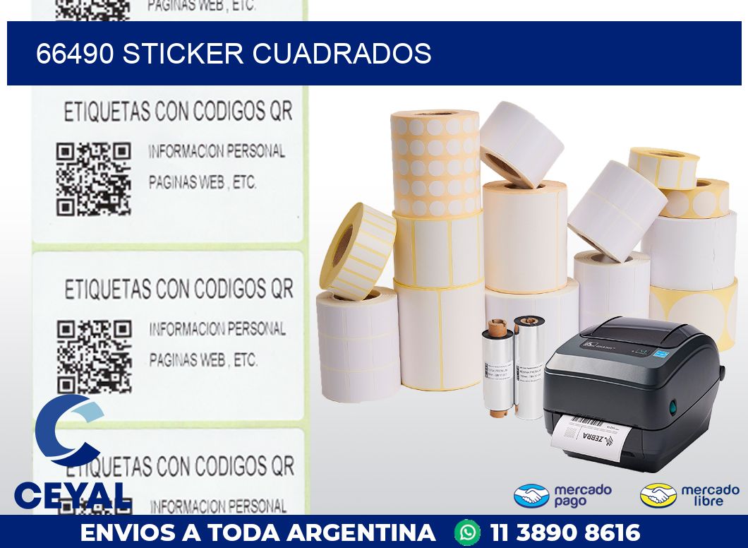 66490 STICKER CUADRADOS