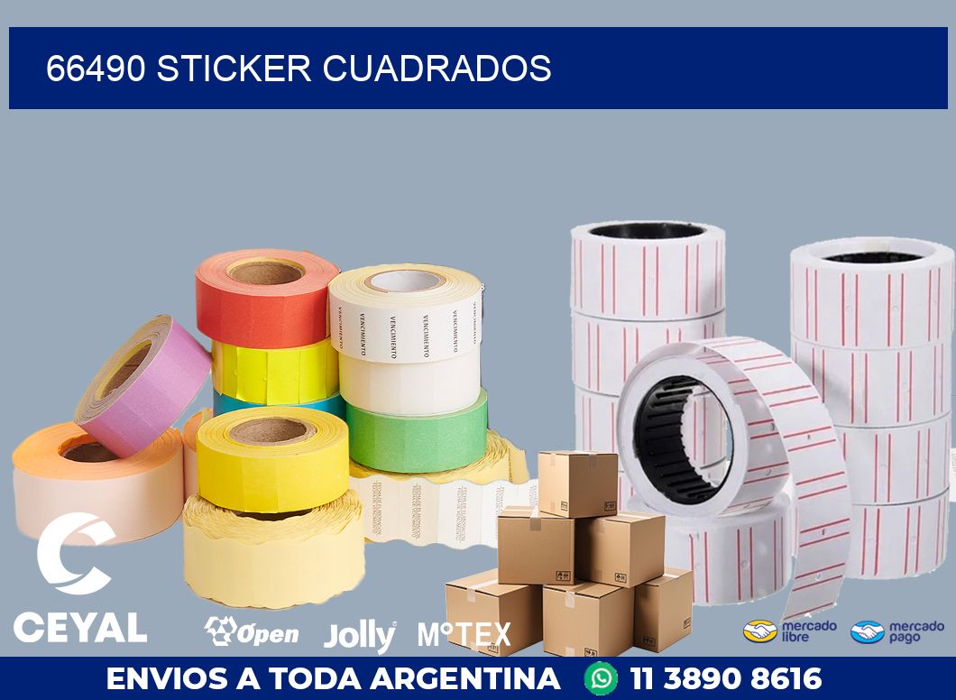 66490 STICKER CUADRADOS