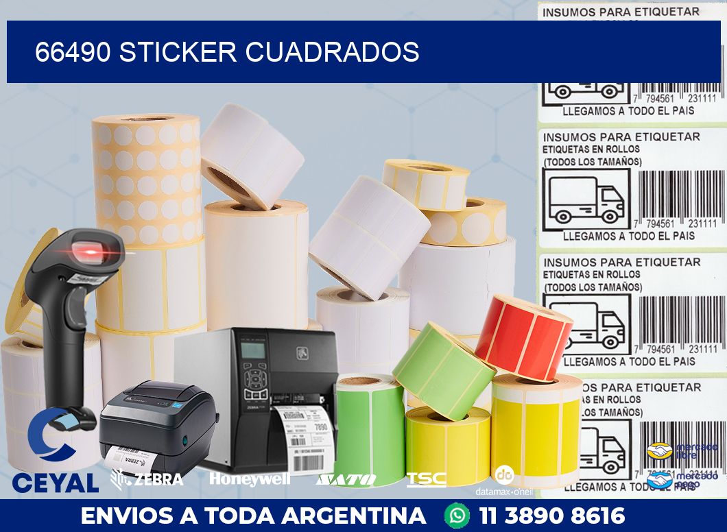 66490 STICKER CUADRADOS