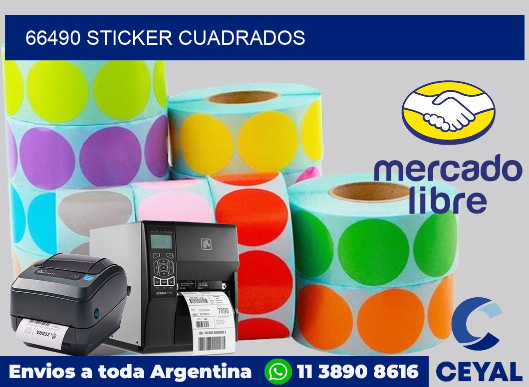 66490 STICKER CUADRADOS