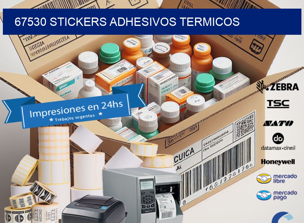 67530 stickers adhesivos termicos