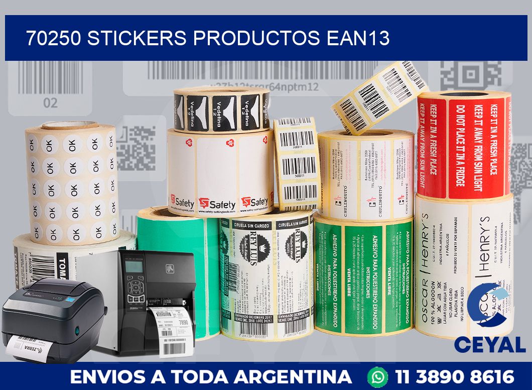 70250 stickers productos ean13