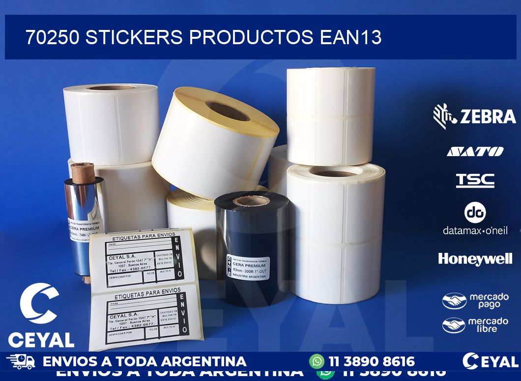 70250 stickers productos ean13