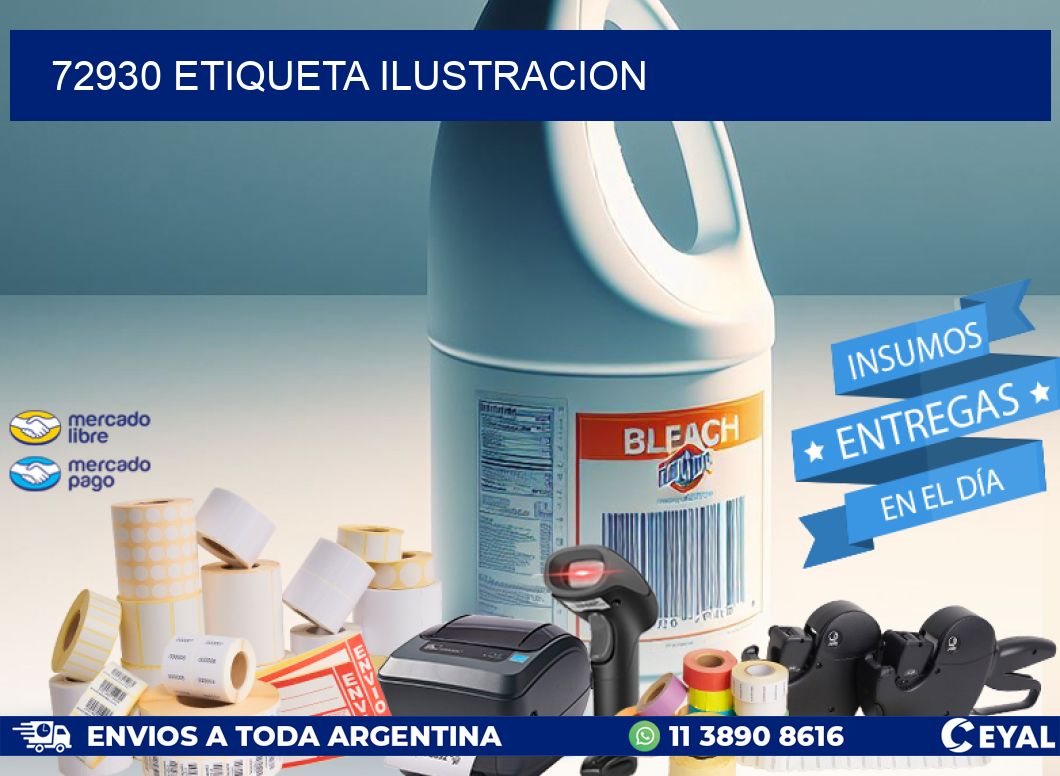 72930 etiqueta ilustracion