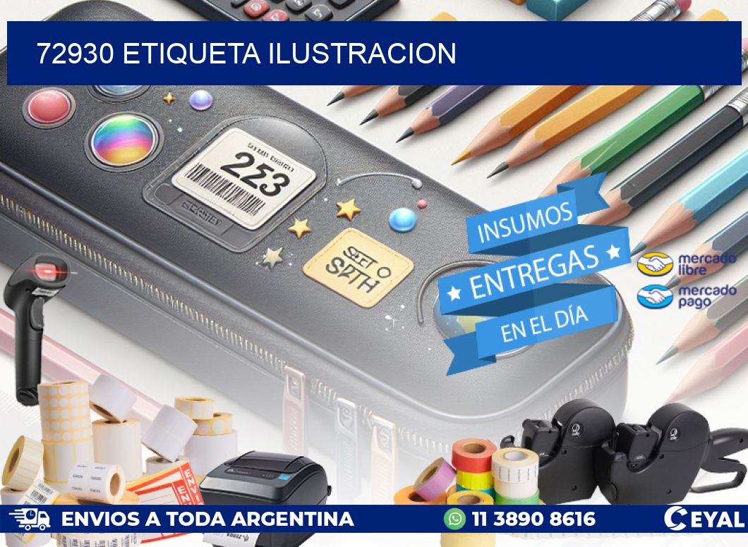 72930 etiqueta ilustracion