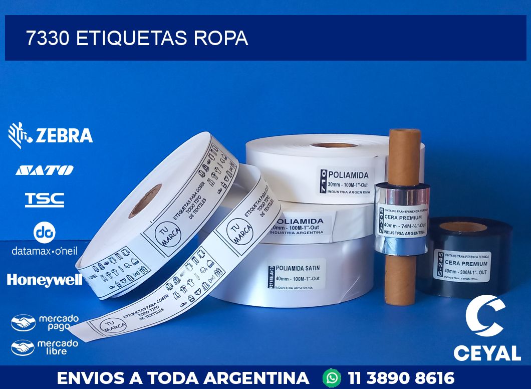 7330 ETIQUETAS ROPA