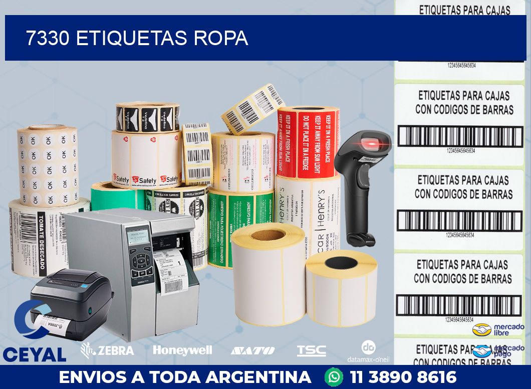 7330 ETIQUETAS ROPA