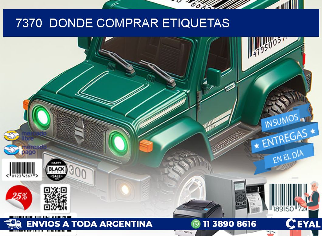 7370  donde comprar etiquetas