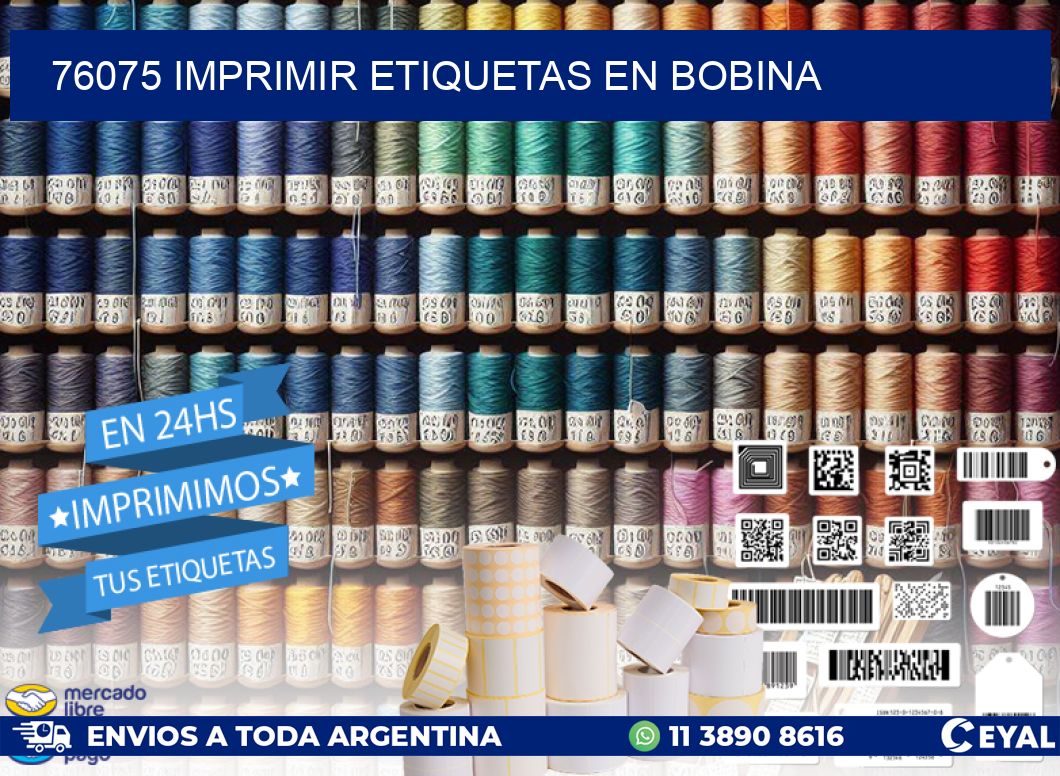 76075 imprimir etiquetas en bobina