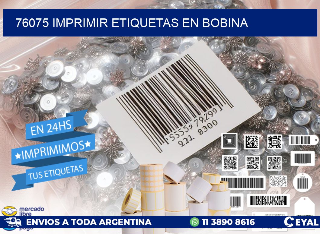 76075 imprimir etiquetas en bobina