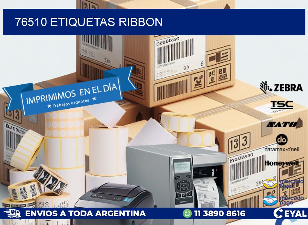 76510 ETIQUETAS RIBBON