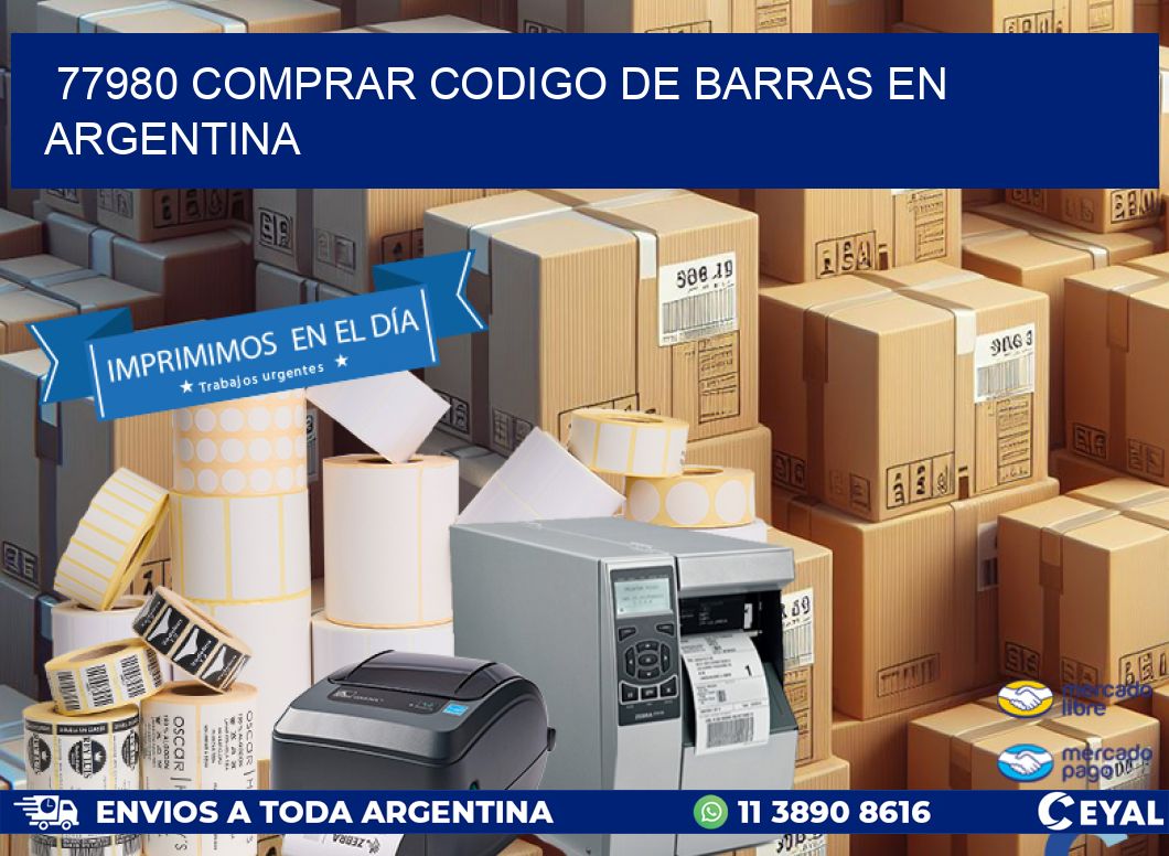 77980 Comprar Codigo de Barras en Argentina