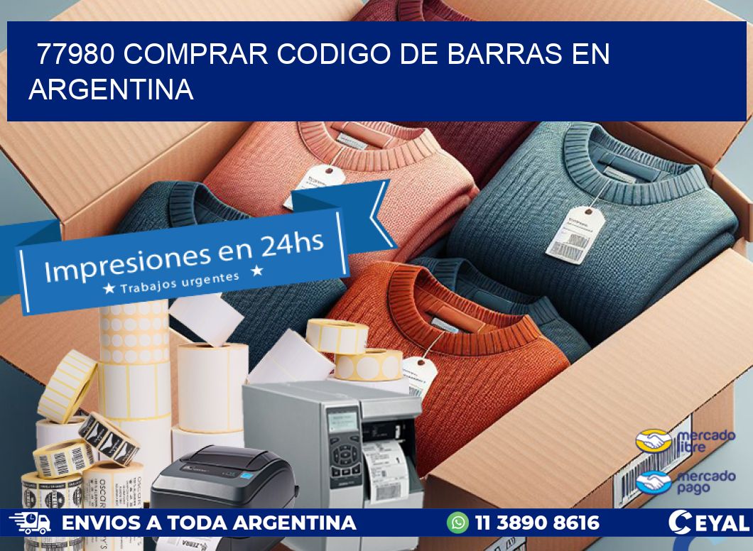 77980 Comprar Codigo de Barras en Argentina