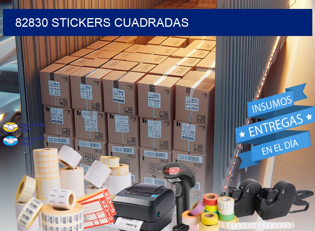 82830 Stickers cuadradas