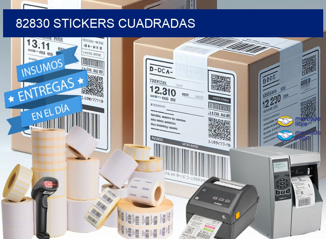 82830 Stickers cuadradas