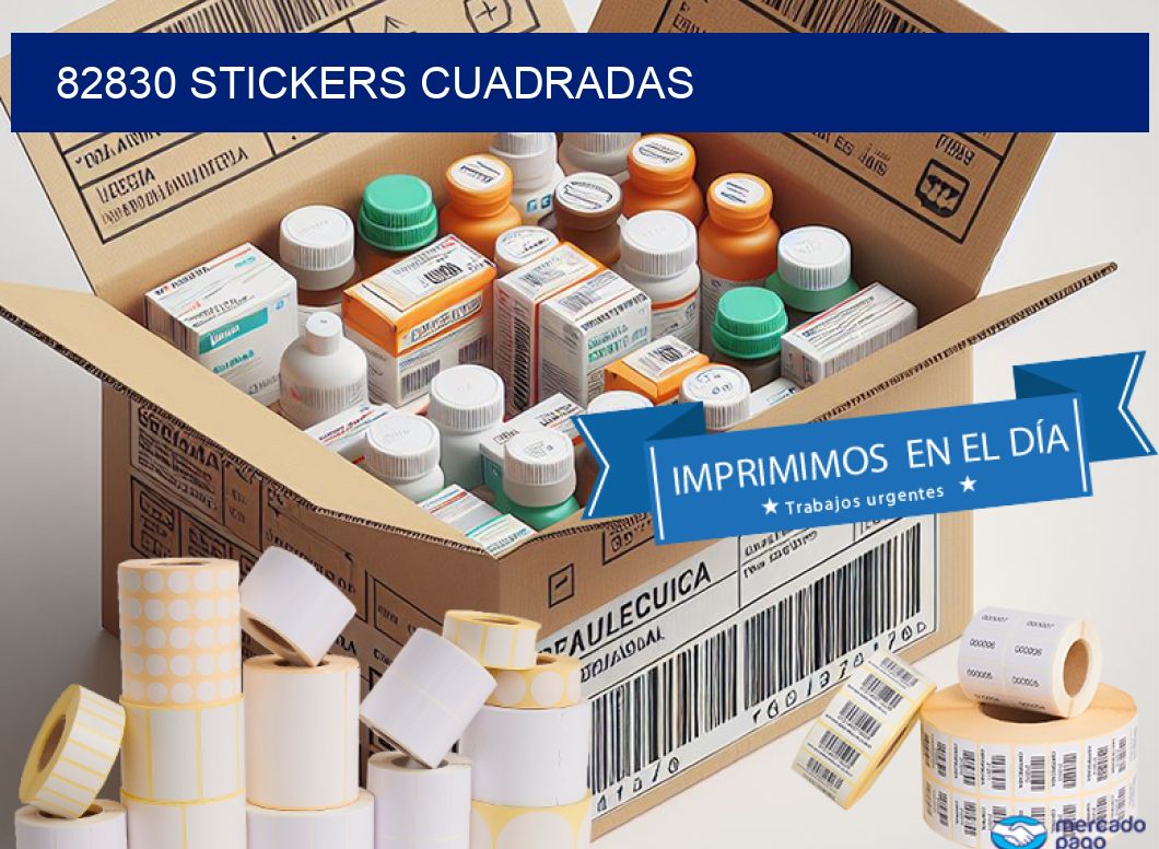 82830 Stickers cuadradas