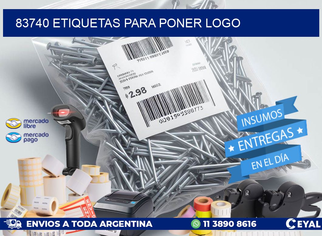 83740 ETIQUETAS PARA PONER LOGO