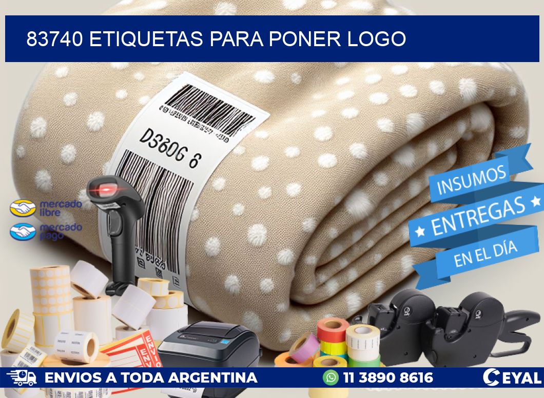 83740 ETIQUETAS PARA PONER LOGO