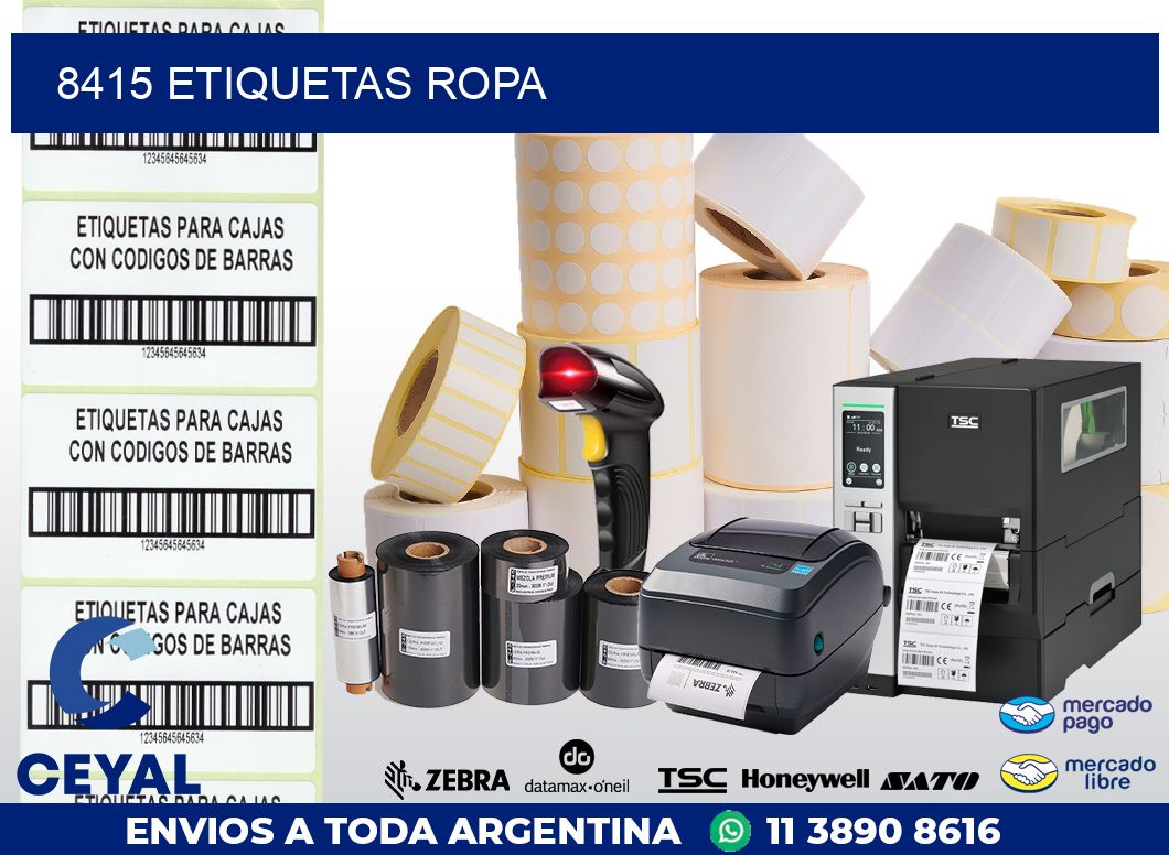 8415 ETIQUETAS ROPA