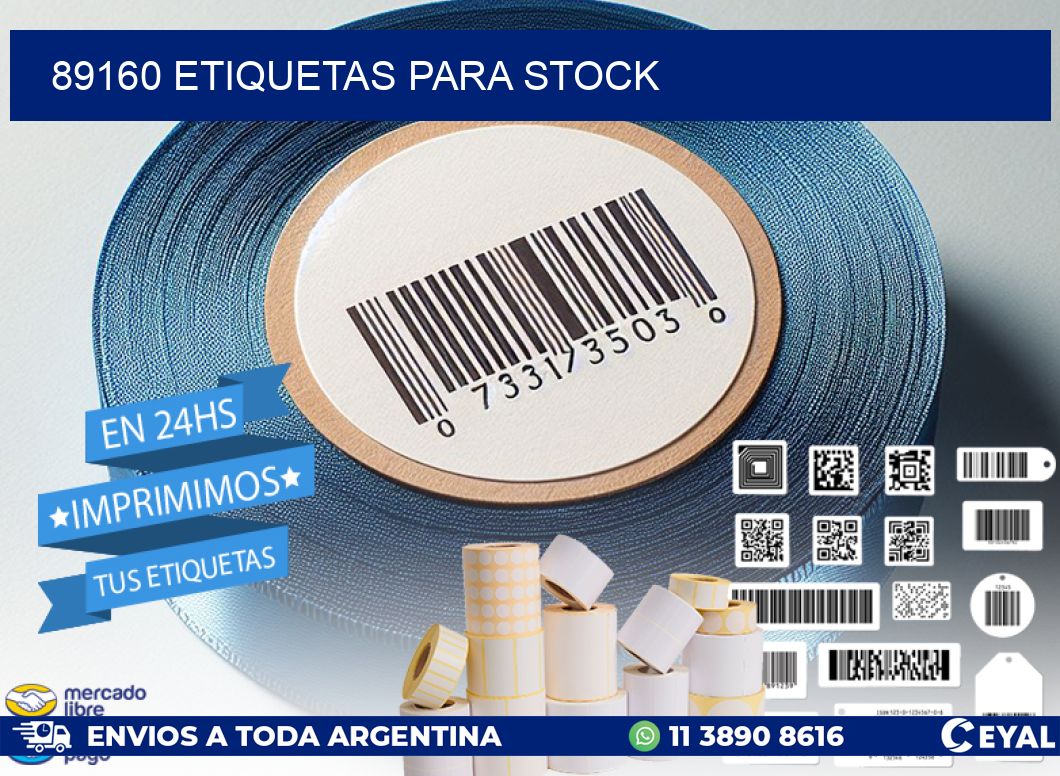 89160 ETIQUETAS PARA STOCK