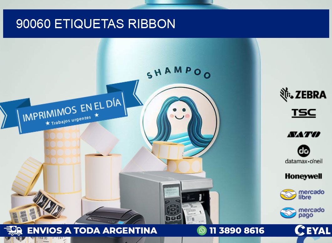 90060 ETIQUETAS RIBBON