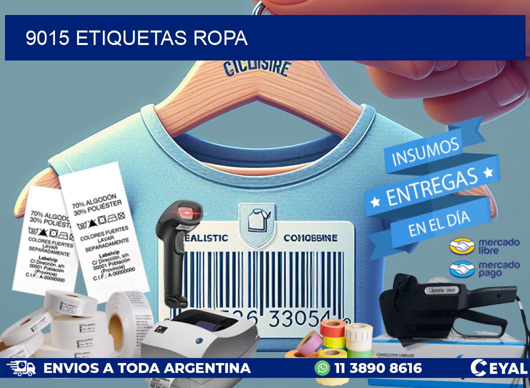 9015 ETIQUETAS ROPA