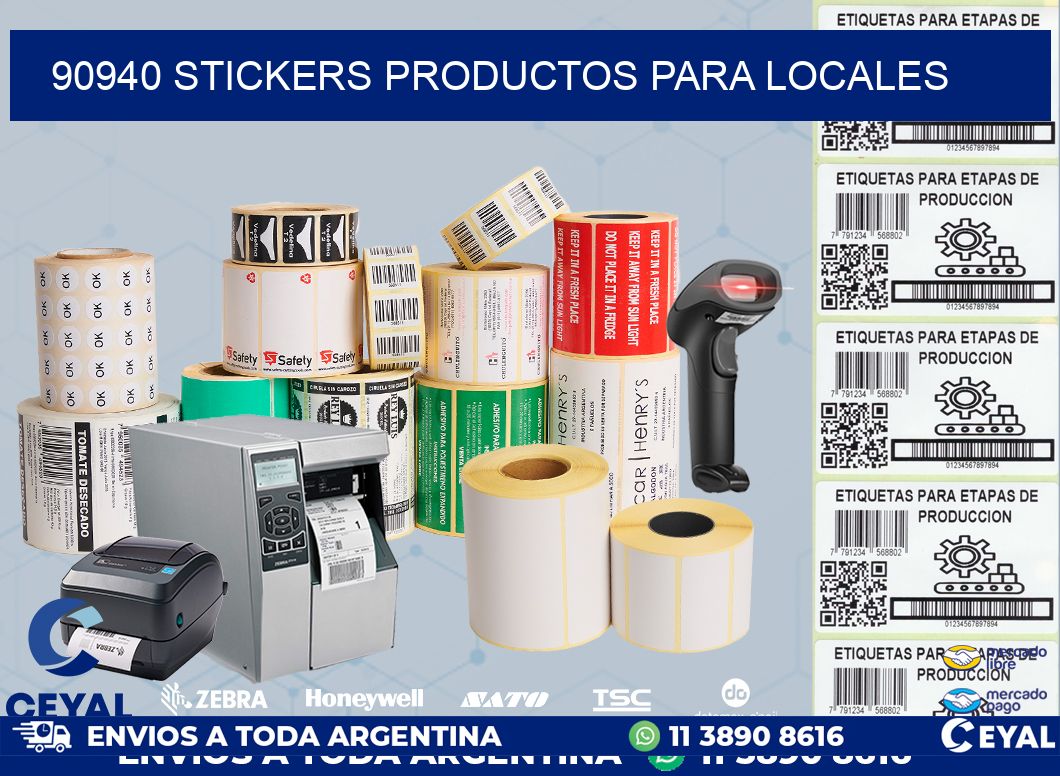 90940 STICKERS PRODUCTOS PARA LOCALES